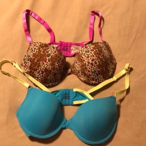 Joe Boxer 2 Padded Underwire Bra’s 38C